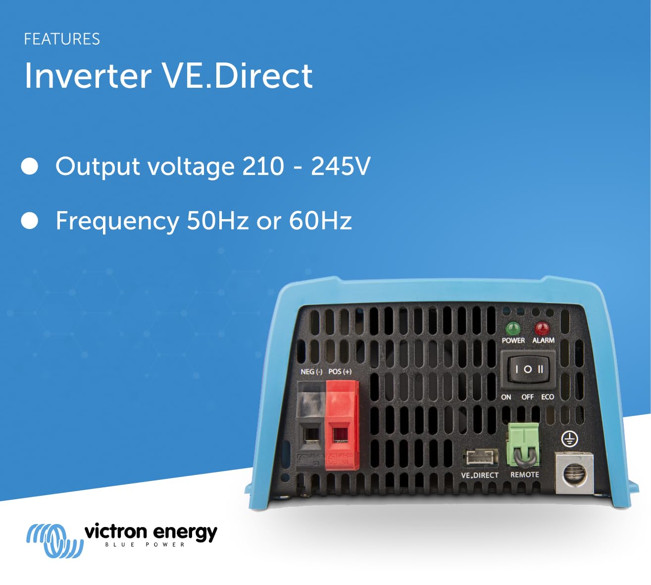 Victron Energy 800VA 12-Volt 120V AC VE.Direct Pure Sine Wave Inverte, NEMA GFCI - Image 4