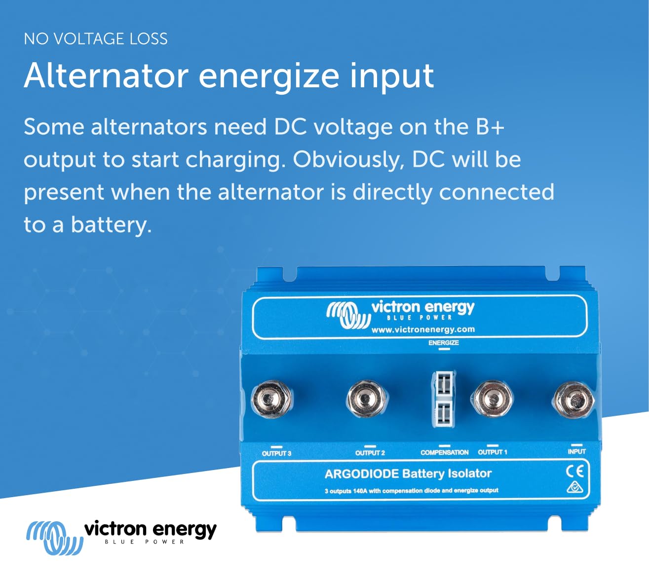 Victron Energy ArgoDiode Battery Isolators 140-3AC (3 Batteries 140 amp) - Image 4