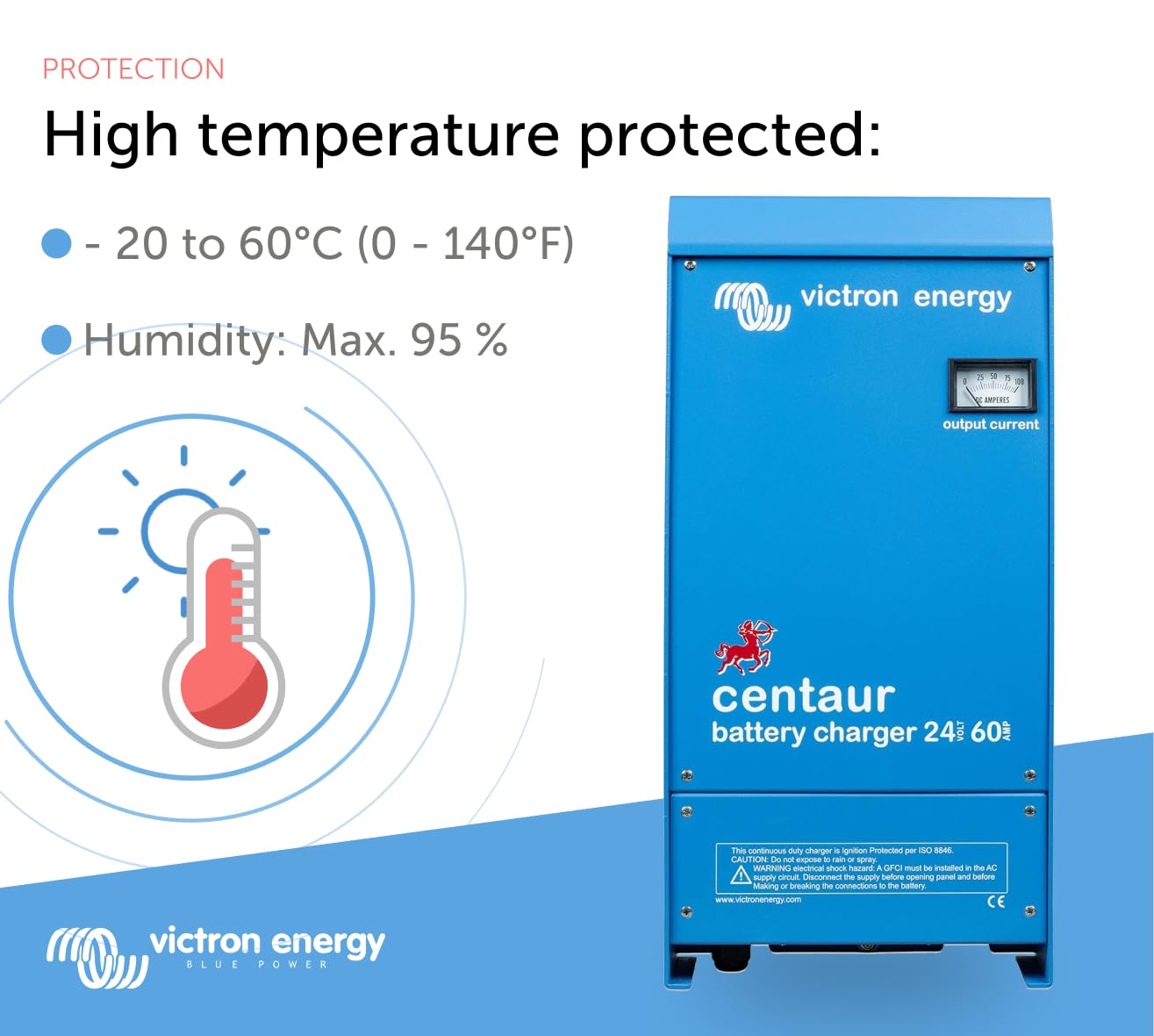 Victron Energy Centaur 24-Volt 60 amp 3 Bank Battery Charger - Image 5