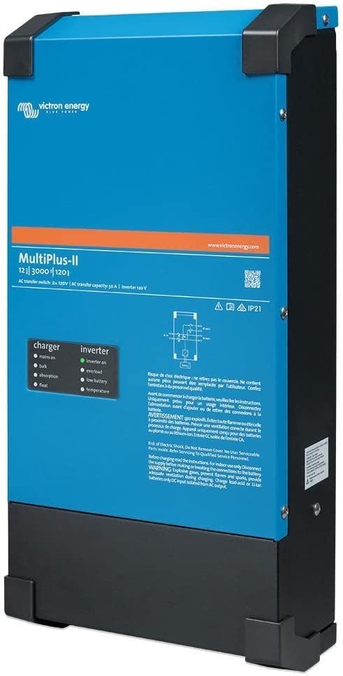 Victron Energy MultiPlus-II 2X Pure Sine Wave Inverter Charger for 120 amp Battery, UL-Certified 120V, 3000VA 12-Volt (UL 458) - Image 4